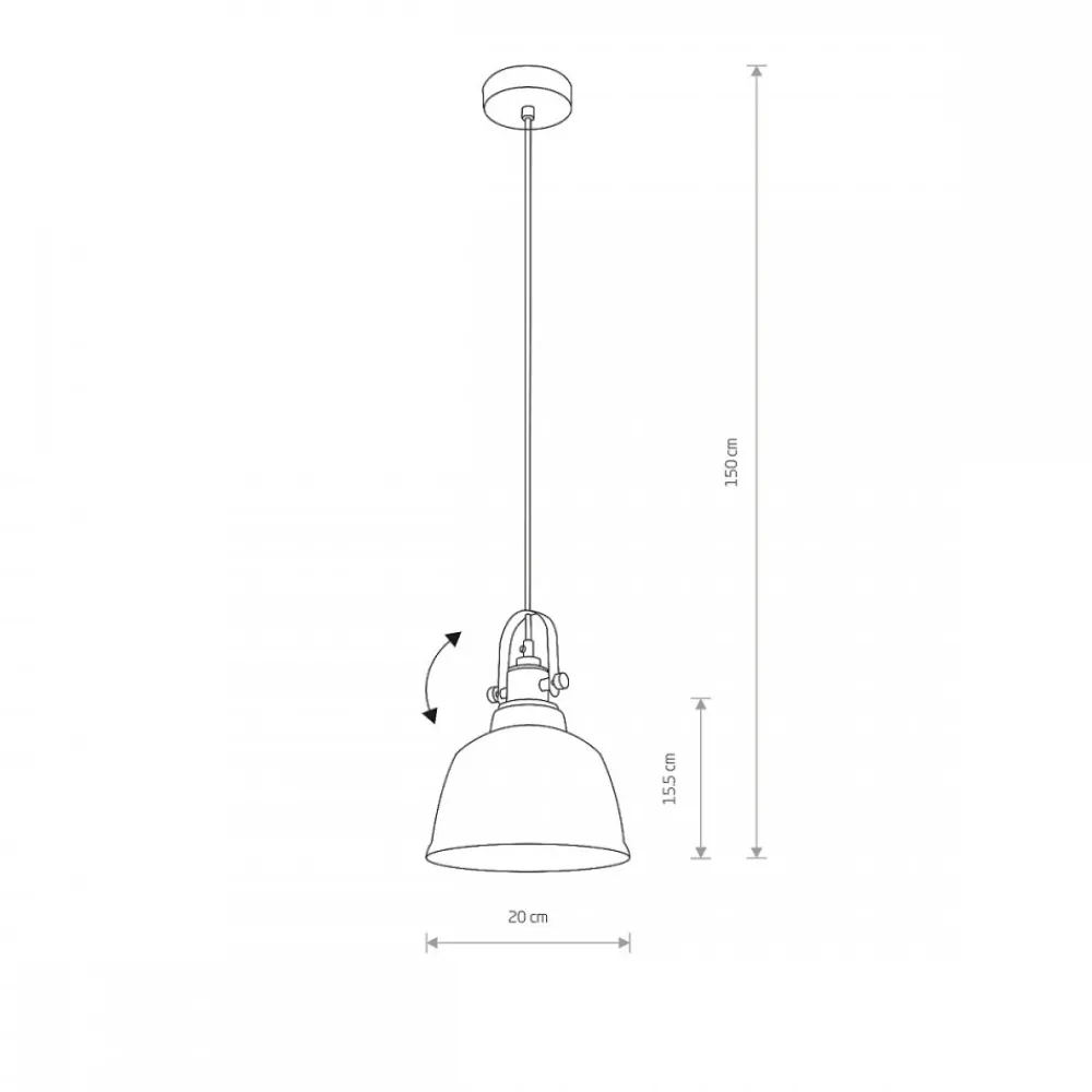 Lampa Wisząca AMALFI Czarny Złoty Klosz 1xE27 20cm * Nowodvorski Outlet