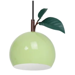 Lampa Wisząca APPLE Czarny Zielony Metalowy Klosz 1xE27 * Luminex Outlet