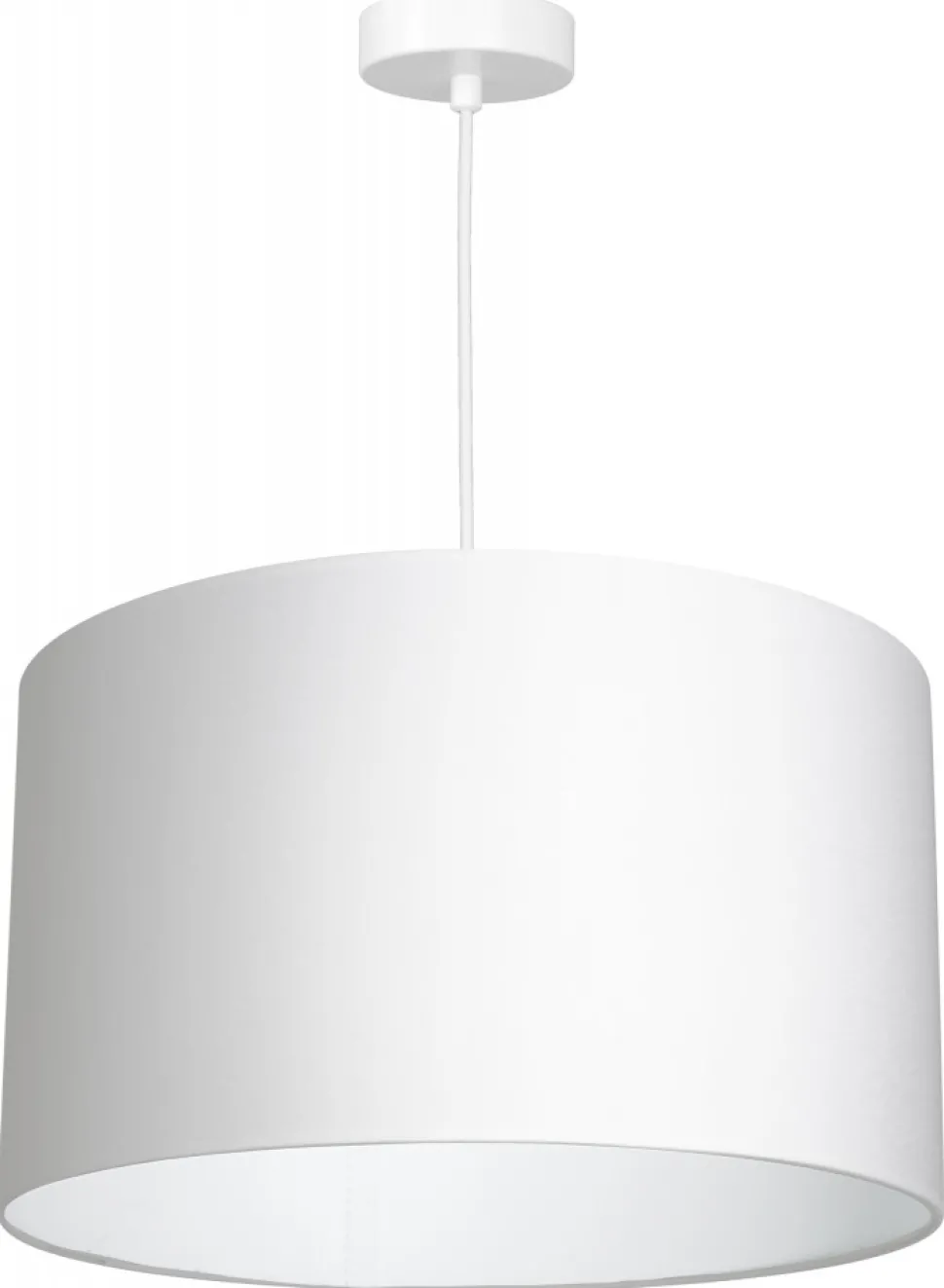 Lampa Wisząca ARDEN Biały Abażur 1xE27 40cm
