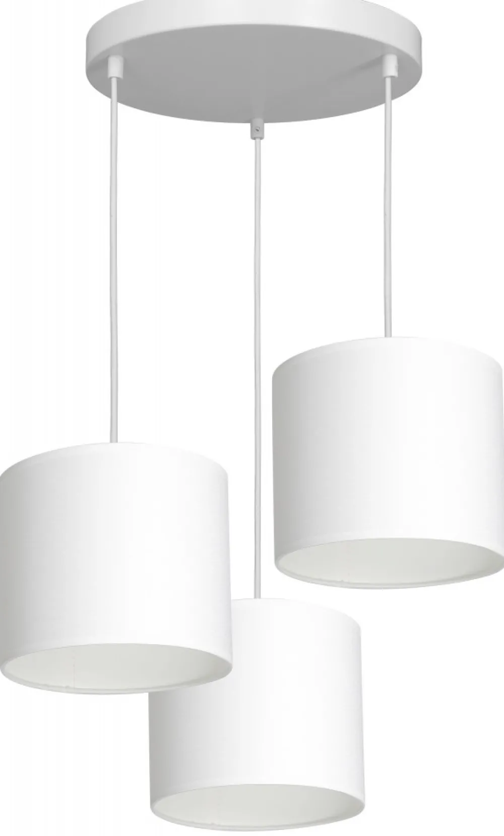 Lampa Wisząca ARDEN Biały Abażur 3xE27 Plafon * Luminex Discount