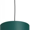 Lampa Wisząca ARDEN Zielony Złoty Abażur 1xE27 25cm