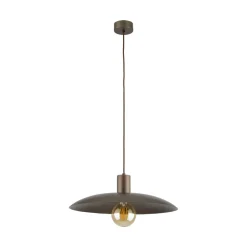 Lampa wisząca ASTRA brązowa 1xE27 * TK Lighting Clearance