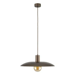 Lampa wisząca ASTRA brązowa 1xE27 * TK Lighting Clearance