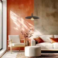 Lampa wisząca ASTRA brązowa 1xE27 * TK Lighting Clearance