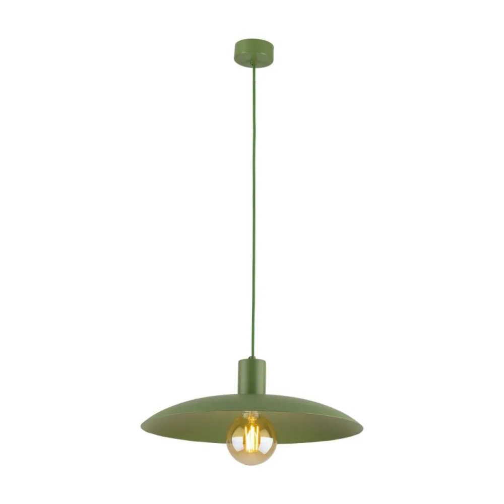 Lampa wisząca ASTRA zielona 1xE27 * TK Lighting New