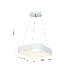 Lampa wisząca ASTRO biały 24W LED * Eko-light New