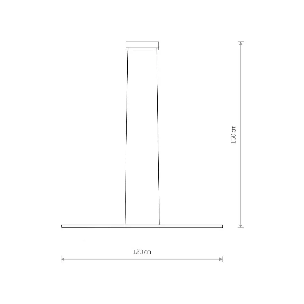 Lampa Wisząca BAR Czarny 21W LED 4000K 120cm * Nowodvorski Outlet
