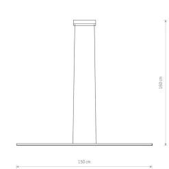 Lampa wisząca BAR LED M biała 32W 3000K * Nowodvorski Online