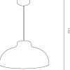 Lampa Wisząca BASCA Czarny Złoty Metalowy Klosz 1xE27 40cm * Luminex Best