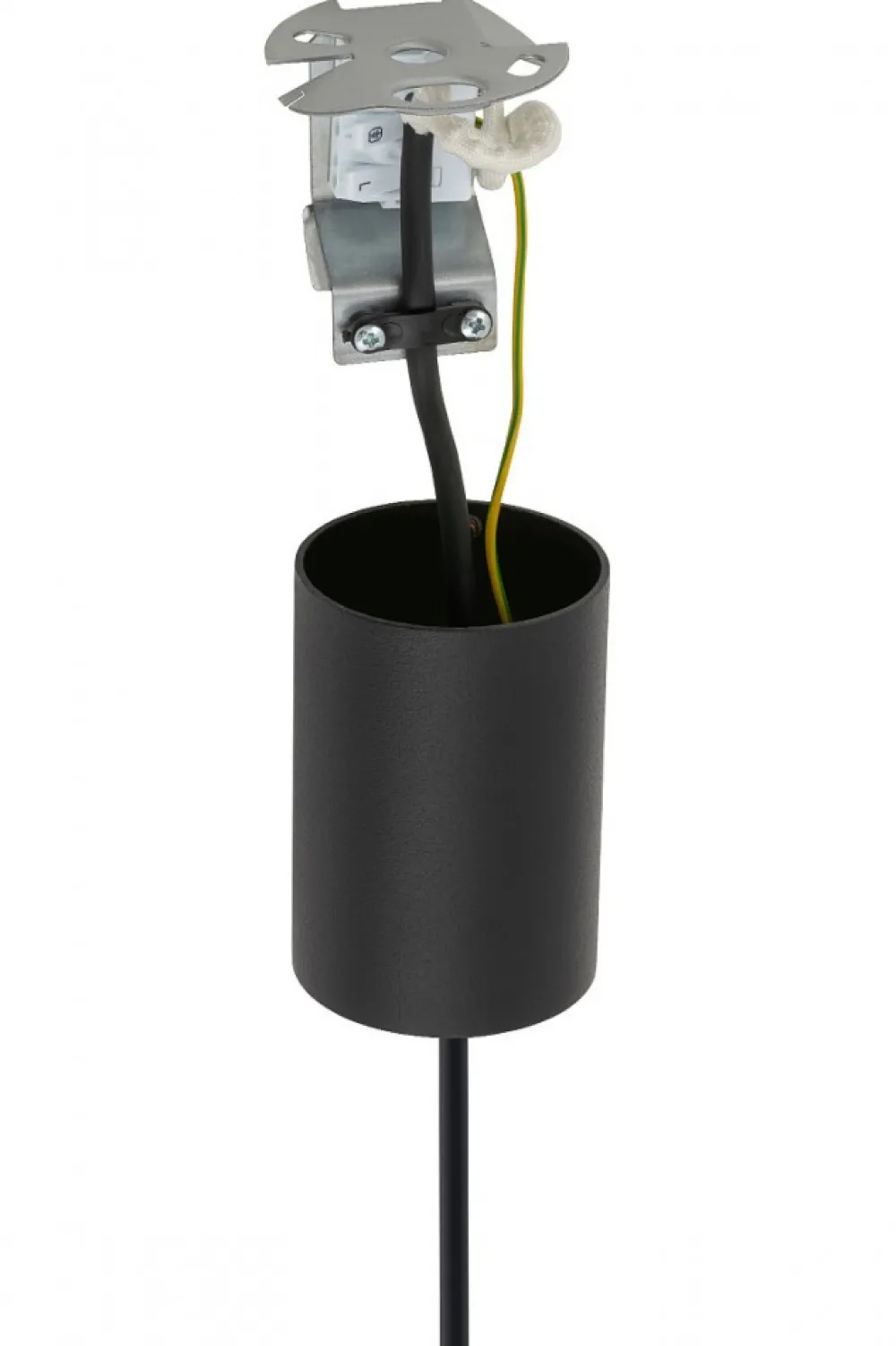 Lampa Wisząca BATON Czarny 1xE27 * Nowodvorski Clearance