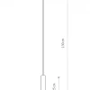 Lampa Wisząca BATON Czarny Złoty 1xE27 * Nowodvorski Discount