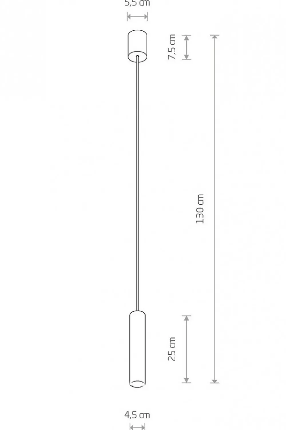 Lampa Wisząca BATON Czarny Złoty 1xE27 * Nowodvorski Discount