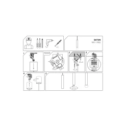 Lampa Wisząca BATON Czarny Złoty 1xE27 * Nowodvorski Discount