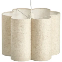 Lampa wisząca beżowa a la len 35x35x25 cm * GIFTDECOR Online
