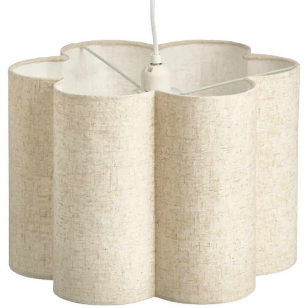 Lampa wisząca beżowa a la len 35x35x25 cm * GIFTDECOR Online
