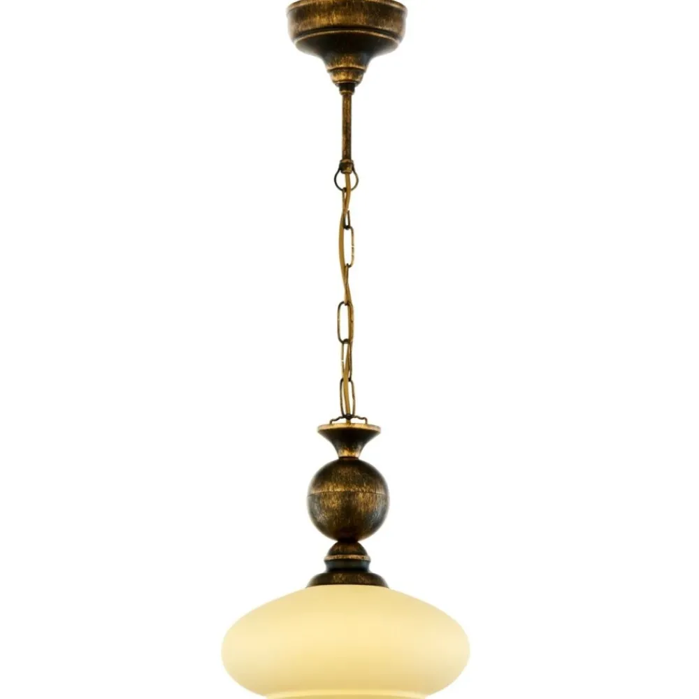 Lampa wisząca BOLERO złoty patynowany 1xE27 * Jupiter Best