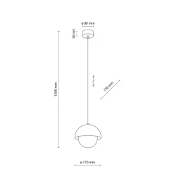 Lampa wisząca BONO beżowa 1xG9 * TK Lighting Sale