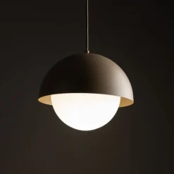 Lampa wisząca BONO M sabia beżowa 1xE27 * TK Lighting New