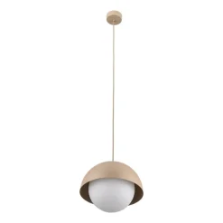 Lampa wisząca BONO M sabia beżowa 1xE27 * TK Lighting New