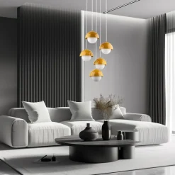 Lampa wisząca BONO ochra 5xG9 * TK Lighting Best
