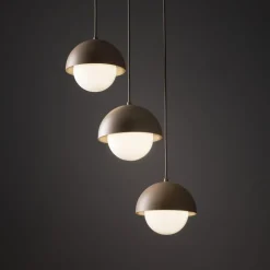 Lampa wisząca BONO sabia beżowa 3xG9 * TK Lighting Best