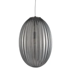 Lampa Wisząca BRAGA Czarny Szklany Klosz 1xE27 30cm * Eko-light Best