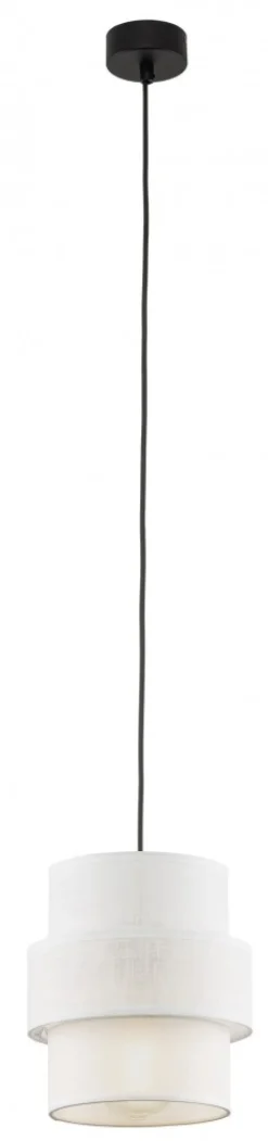 Lampa Wisząca CALISTO Biały Abażur 1xE27 20cm * TK Lighting Outlet