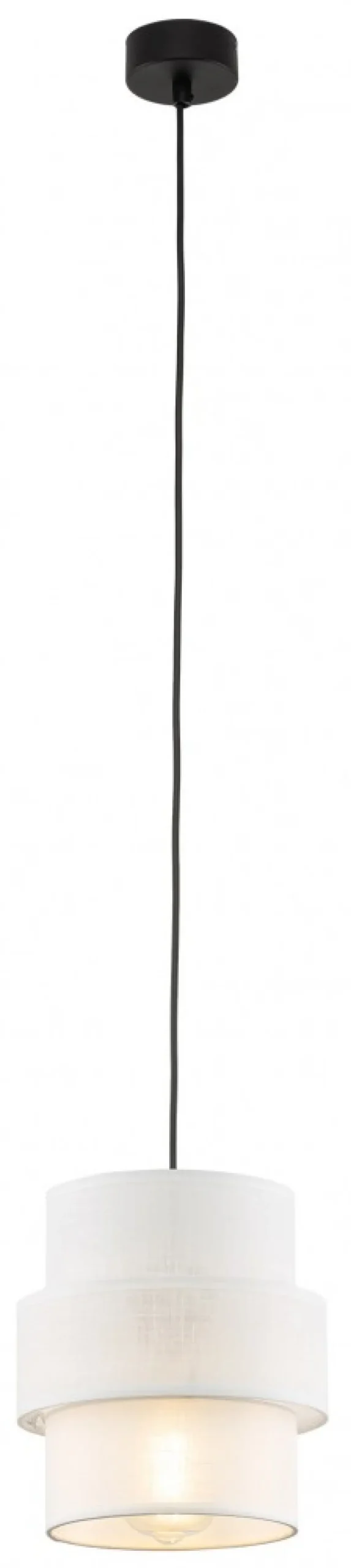 Lampa Wisząca CALISTO Biały Abażur 1xE27 20cm * TK Lighting Outlet