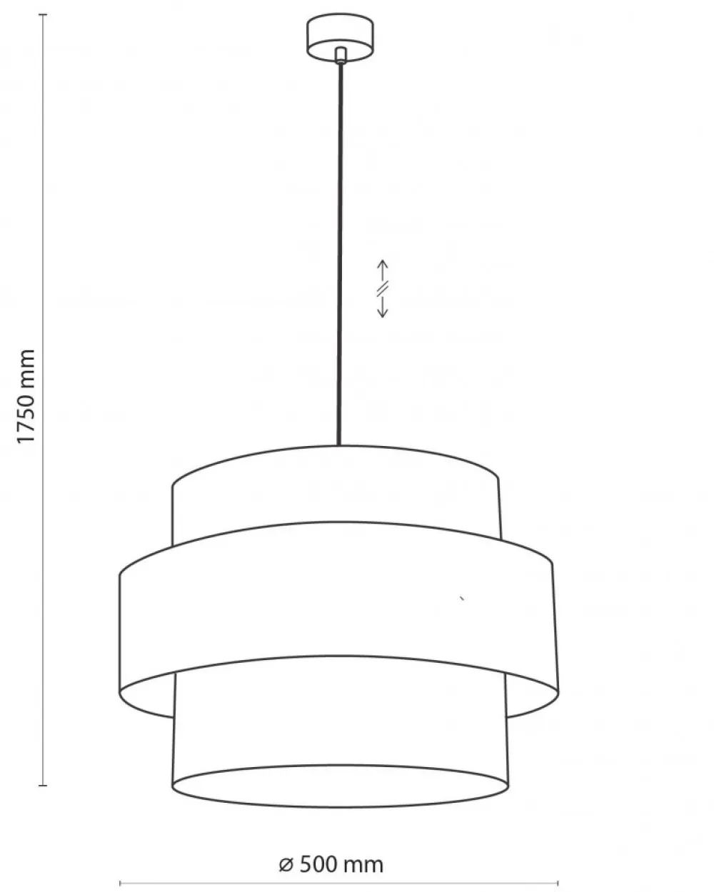 Lampa Wisząca CALISTO Czarny Złoty Abażury 3xE27 * TK Lighting Outlet