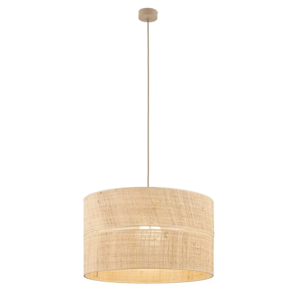 Lampa wisząca CALMA beżowa 1xE27 50 cm * TK Lighting New