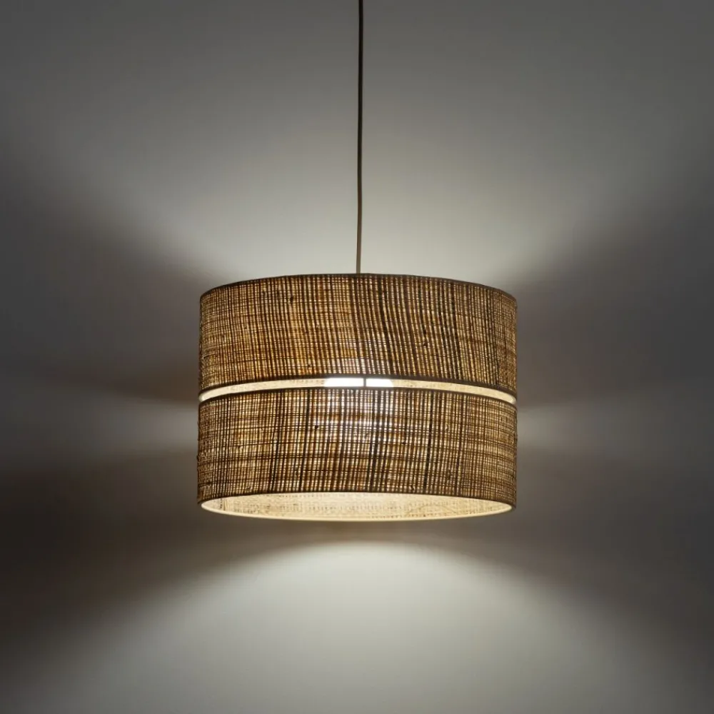 Lampa wisząca CALMA beżowa 1xE27 50 cm * TK Lighting New