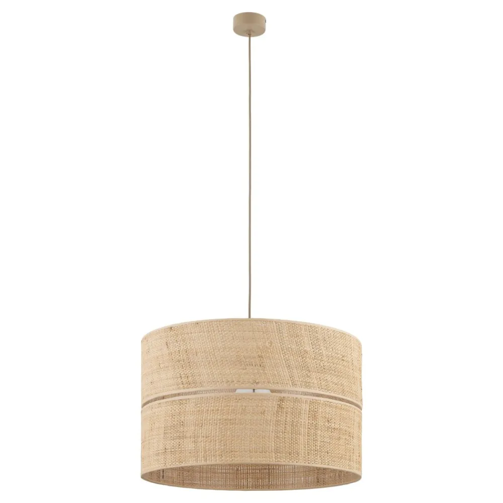 Lampa wisząca CALMA beżowa 1xE27 50 cm * TK Lighting New