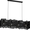 Lampa Wisząca CAMO Czarny Metalowy Klosz 4xE27 * Luminex Online