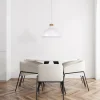 Lampa Wisząca CAP Biały Metalowy Klosz 1xE27 34cm * TK Lighting Online