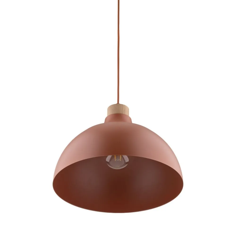 Lampa wisząca CAP ceglasta 1xE27 34 cm * TK Lighting Clearance