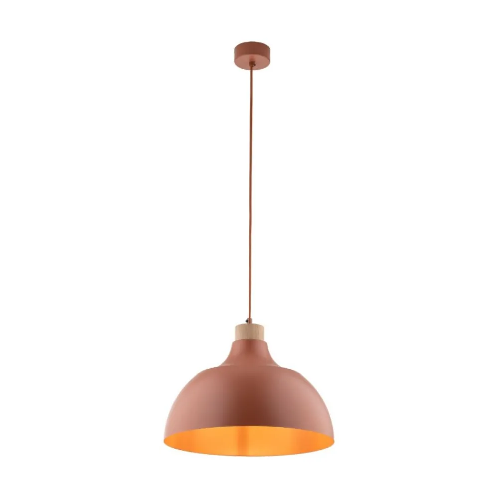 Lampa wisząca CAP ceglasta 1xE27 34 cm * TK Lighting Clearance