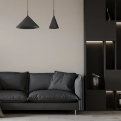 Lampa wisząca CAPITAL Czarna Metalowa 1xGX53 17cm * Eko-light Outlet
