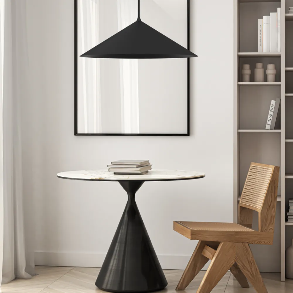 Lampa wisząca CAPITAL Czarna Metalowa 1xGX53 60cm * Eko-light Hot
