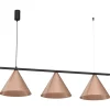 Lampa wisząca CAPITAL Czarny Miedziana Metalowa 3xGX53 * Eko-light Best