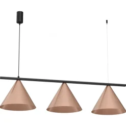 Lampa wisząca CAPITAL Czarny Miedziana Metalowa 3xGX53 * Eko-light Best