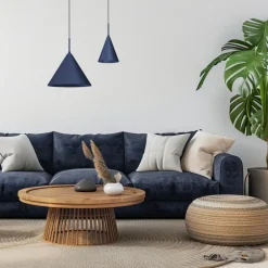 Lampa wisząca CAPITAL NAVY Niebieska Metalowa 1xGX53 32cm * Eko-light Hot