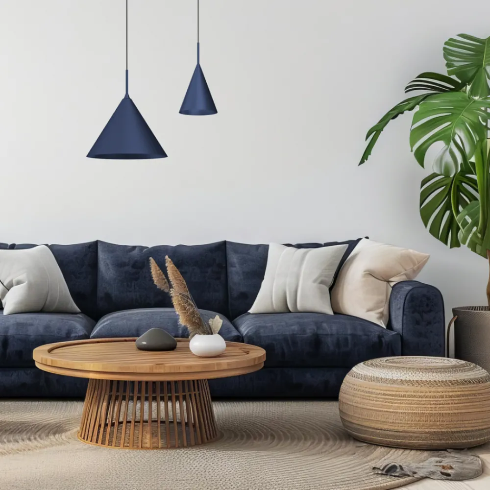 Lampa wisząca CAPITAL NAVY Niebieska Metalowa 1xGX53 32cm * Eko-light Hot