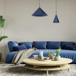 Lampa wisząca CAPITAL Niebieska Metalowa 1xGX53 46cm * Eko-light Hot