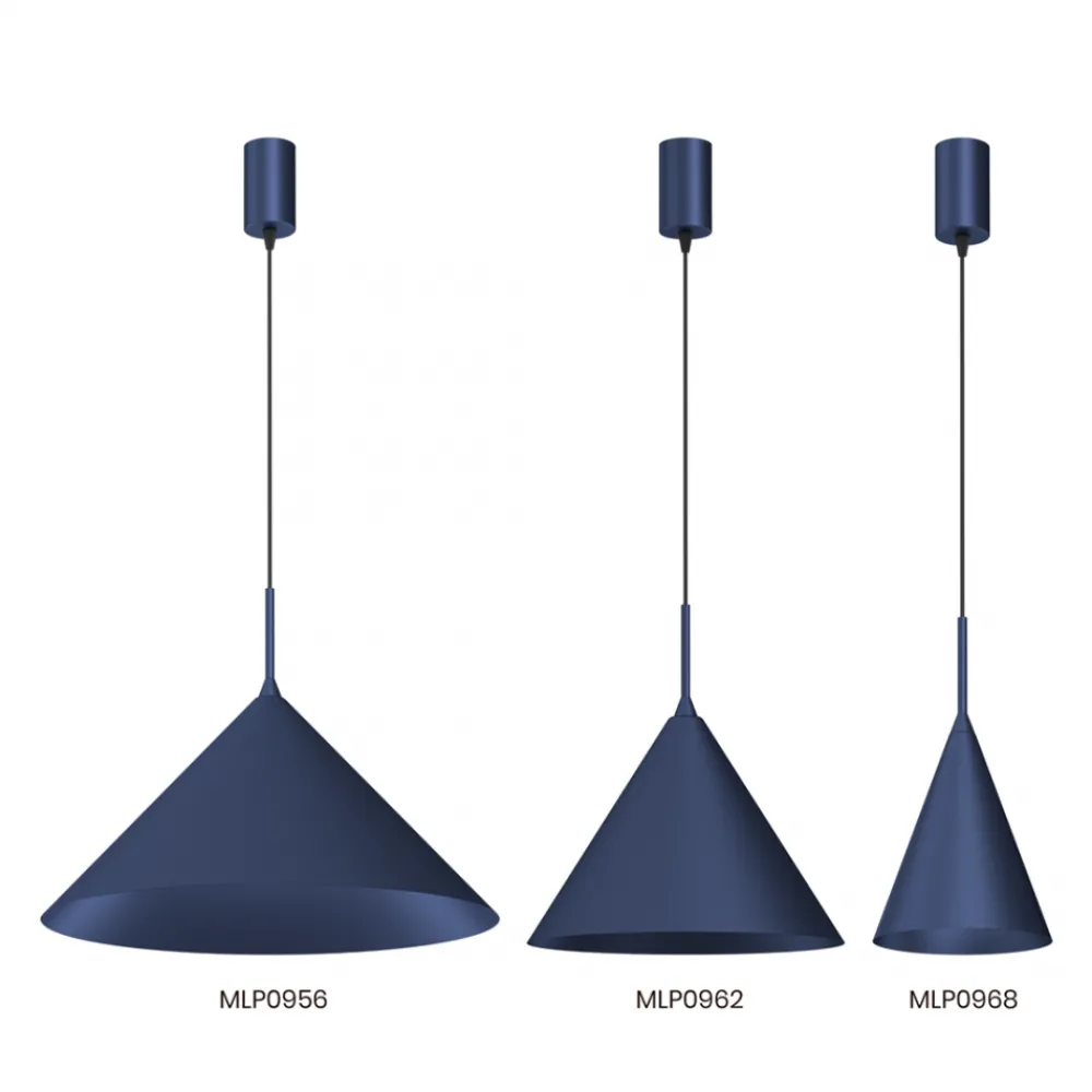 Lampa wisząca CAPITAL Niebieska Metalowa 1xGX53 46cm * Eko-light Hot
