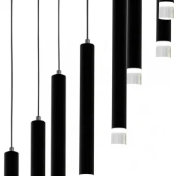 Lampa Wisząca CARBON Czarny 12W LED 45cm * Eko-light Sale