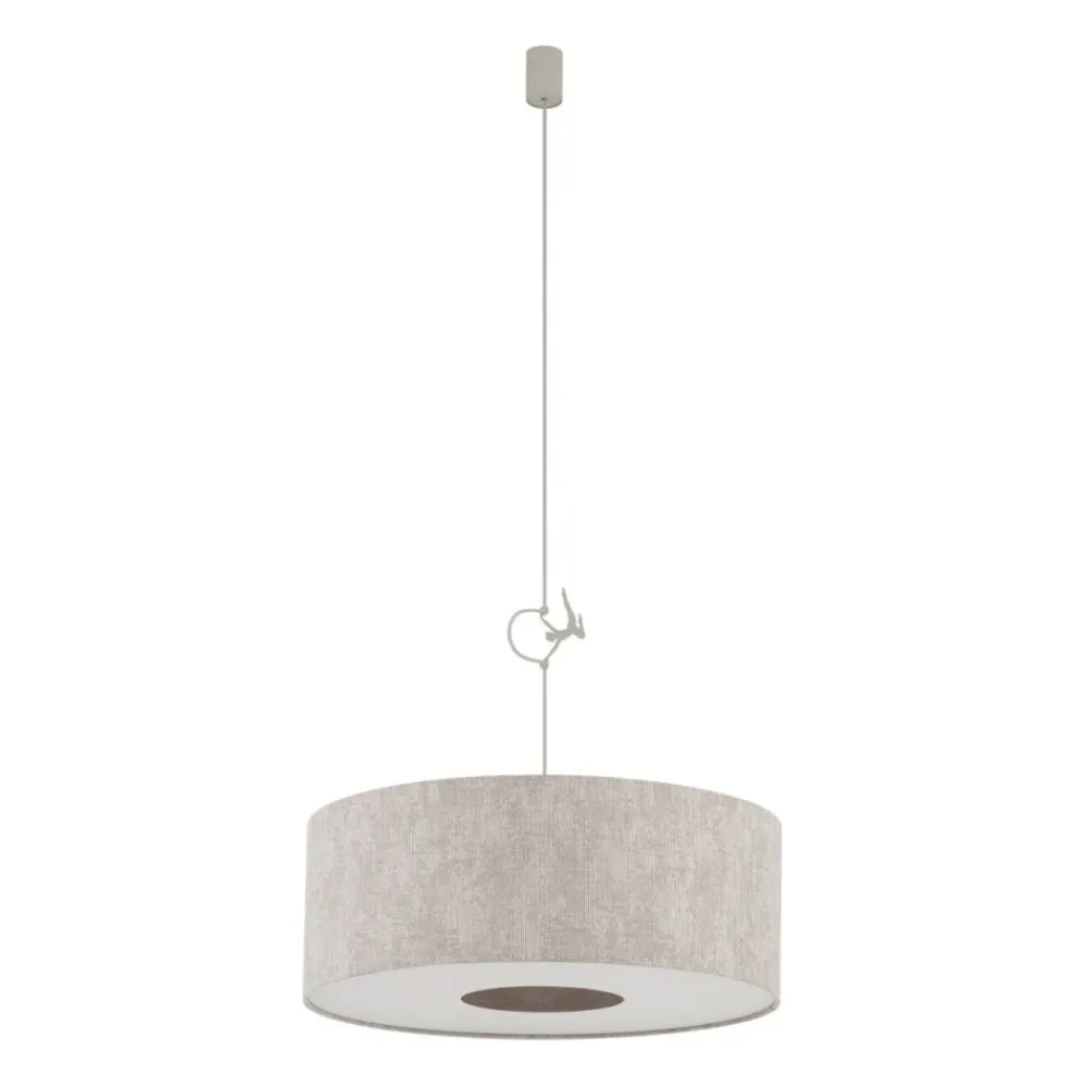 Lampa wisząca CEDRO M beżowa 1xE27 * Nowodvorski Outlet