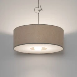 Lampa wisząca CEDRO M beżowa 1xE27 * Nowodvorski Outlet
