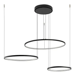 Lampa Wisząca CIRCOLO Czarny 45W 4000K 30,45,60cm * Nowodvorski