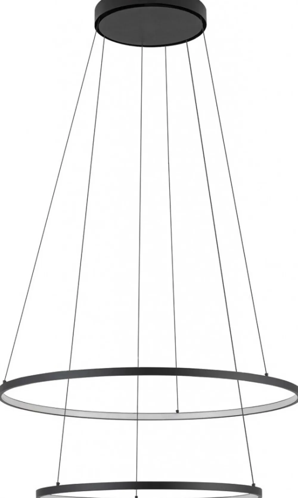 Lampa Wisząca CIRCOLO Czarny 35W LED 4000K 60,45cm * Nowodvorski