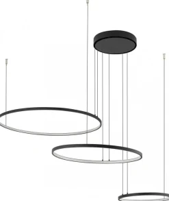 Lampa Wisząca CIRCOLO Czarny 45W 3000K 30,45,60cm * Nowodvorski Sale